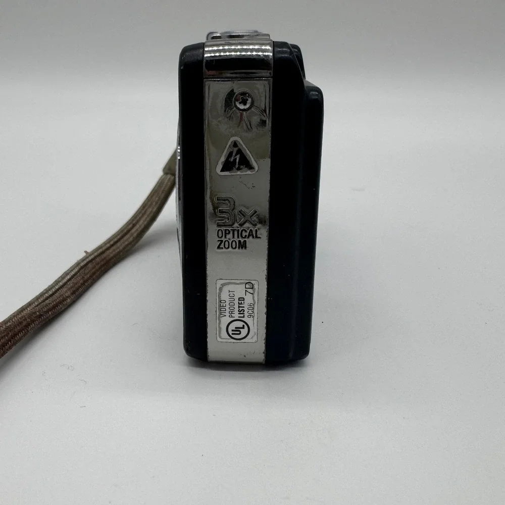 Sony Cyber-shot DSC-W55 7.2MP Digital Camera Black Carl Zeiss For Parts Repair